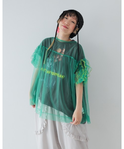 unica(ユニカ)の「WHAT DO YOU MEAN? Tシャツ laides(Tシャツ/カットソー・レディース・ブラック/オフホワイト・F)」の20枚目の写真