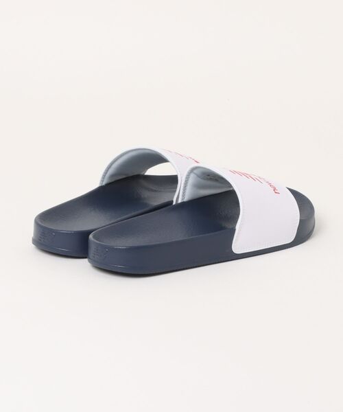 NEW BALANCE（ニューバランス）の「new balance ニューバランス 50 V1 SLIDE SANDAL【超軽量】メンズ シャワーサンダル(50V1スライドサンダル) M502C5 ホワイト/ネイビー/ファイヤークラッカー（サンダル・メンズ・ホワイト×レッド・28.0cm/27.0cm/26.0cm/25.0cm）」の2枚目の写真