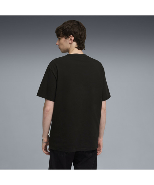 PUMA(プーマ)の「PUMA プーマ メンズ フェラーリ トライブス 半袖 Tシャツ(Tシャツ/カットソー・メンズ・ホワイト/ブラック・LARGE/SMALL/MEDIUM/X-SMALL/X-LARGE)」の4枚目の写真