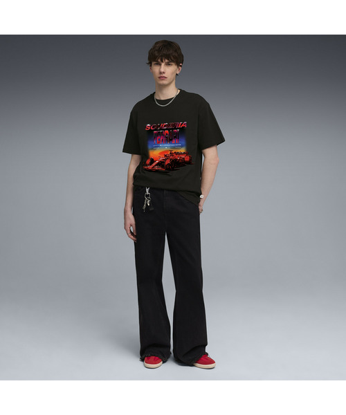 PUMA(プーマ)の「PUMA プーマ メンズ フェラーリ トライブス 半袖 Tシャツ(Tシャツ/カットソー・メンズ・ホワイト/ブラック・LARGE/SMALL/MEDIUM/X-SMALL/X-LARGE)」の5枚目の写真