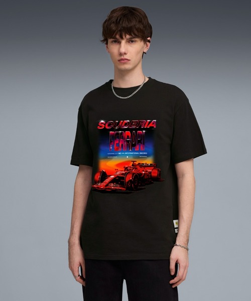 PUMA プーマ メンズ フェラーリ トライブス 半袖 Tシャツ（Tシャツ