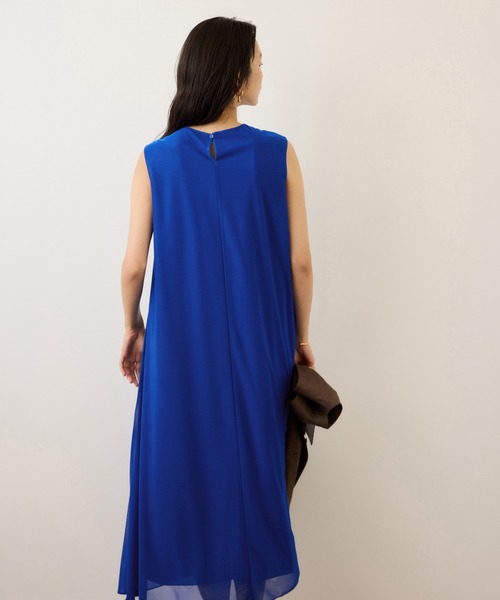ROPE'（ロペ）の「エスパンディサイドプリーツワンピース（ワンピース・レディース・ブラック/レッド/ベージュ/ブルー・FREE）」の19枚目の写真