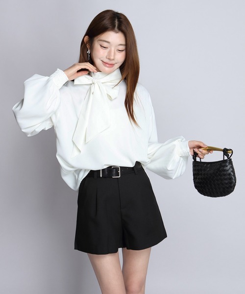 by LEGNA(バイレグナ)の「テーラードショートパンツ(その他パンツ・レディース・ブラック/グレー・SMALL/X-LARGE/MEDIUM/LARGE)」の7枚目の写真
