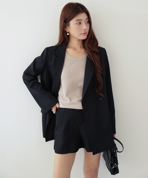 by LEGNA(バイレグナ)の「テーラードショートパンツ(その他パンツ・レディース・ブラック/グレー・SMALL/X-LARGE/MEDIUM/LARGE)」の11枚目の写真