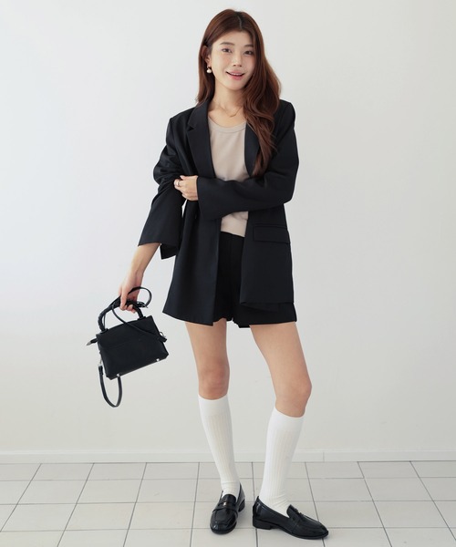 by LEGNA(バイレグナ)の「テーラードショートパンツ(その他パンツ・レディース・ブラック/グレー・SMALL/X-LARGE/MEDIUM/LARGE)」の12枚目の写真