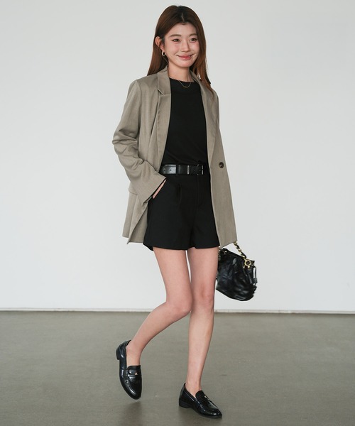 by LEGNA(バイレグナ)の「テーラードショートパンツ(その他パンツ・レディース・ブラック/グレー・SMALL/X-LARGE/MEDIUM/LARGE)」の13枚目の写真