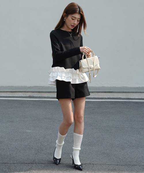 by LEGNA(バイレグナ)の「テーラードショートパンツ(その他パンツ・レディース・ブラック/グレー・SMALL/X-LARGE/MEDIUM/LARGE)」の15枚目の写真