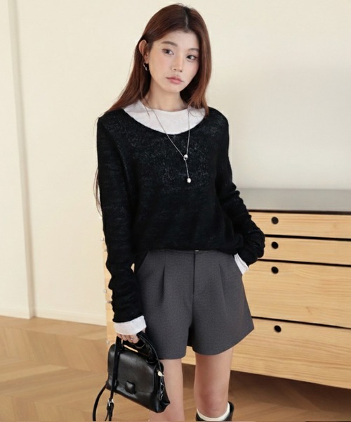 by LEGNA(バイレグナ)の「テーラードショートパンツ(その他パンツ・レディース・ブラック/グレー・SMALL/X-LARGE/MEDIUM/LARGE)」の16枚目の写真