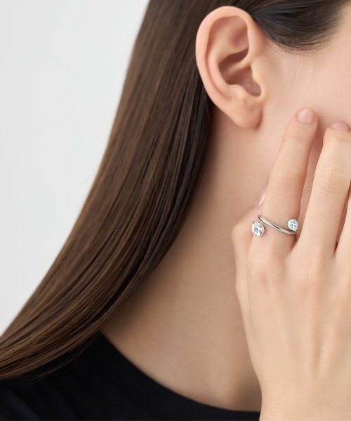 4℃（ヨンドシー）の「【４℃ Anniversary】シルバー リング（リング・レディース・シルバー・#16/#14/#12/#10）」の2枚目の写真