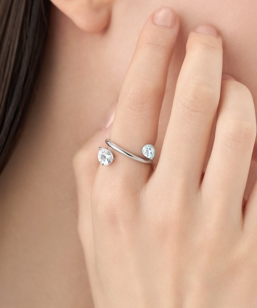 4℃（ヨンドシー）の「【４℃ Anniversary】シルバー リング（リング・レディース・シルバー・#16/#14/#12/#10）」の3枚目の写真