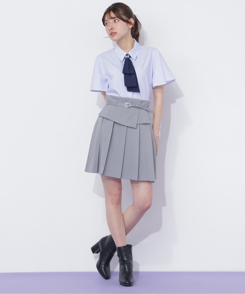 JILL by JILL STUART（ジルバイジルスチュアート）の「配色ボウタイブラウス（シャツ/ブラウス・レディース・ホワイト/ブルー/ホワイト系その他・FREE）」の18枚目の写真