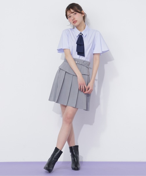 JILL by JILL STUART（ジルバイジルスチュアート）の「配色ボウタイブラウス（シャツ/ブラウス・レディース・ホワイト/ブルー/ホワイト系その他・FREE）」の19枚目の写真