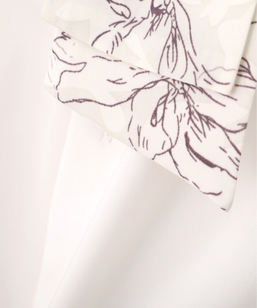 JILL by JILL STUART（ジルバイジルスチュアート）の「配色ボウタイブラウス（シャツ/ブラウス・レディース・ホワイト/ブルー/ホワイト系その他・FREE）」の4枚目の写真