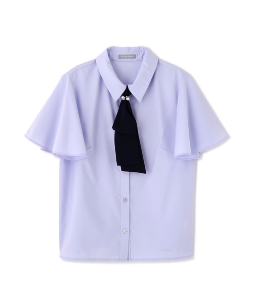 JILL by JILL STUART（ジルバイジルスチュアート）の「配色ボウタイブラウス（シャツ/ブラウス・レディース・ホワイト/ブルー/ホワイト系その他・FREE）」の7枚目の写真