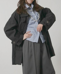 NYLAUS（ナイラス）の「【SG】2WAYステンカラーコート スタンドAラインコート スタンドカラーコート（ステンカラーコート）」