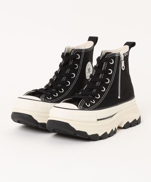 CONVERSE（コンバース）の「【CONVERSE】コンバース ALL STAR TREKWAVE Z HI（オールスター トレックウエーブ Z HI）（スニーカー・レディース・ブラック/ライトパープル・4/4.5/5/5.5/6.5）」の2枚目の写真