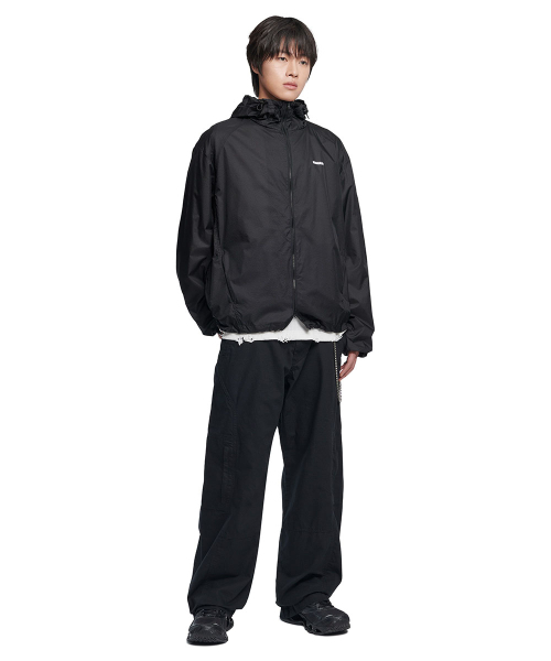 NOMANUAL(NOMANUAL)の「DUNE LIGHT NYLON JACKET - BLACK(ナイロンジャケット・レディース・その他・LARGE/MEDIUM/SMALL)」の8枚目の写真
