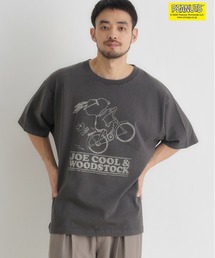 Right-on | PEANUTS(ピーナッツ)【ＰＥＡＮＵＴＳ】グラフィックプリントＴシャツ(Tシャツ/カットソー)
