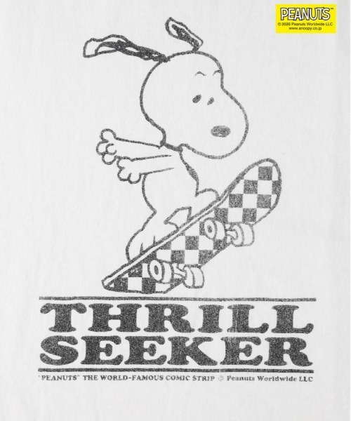 Right-on（ライトオン）の「PEANUTS(ピーナッツ)【ＰＥＡＮＵＴＳ】グラフィックプリントＴシャツ（Tシャツ/カットソー・メンズ・ホワイト/サックスブルー/ブラック・S/M/L/XL）」の10枚目の写真