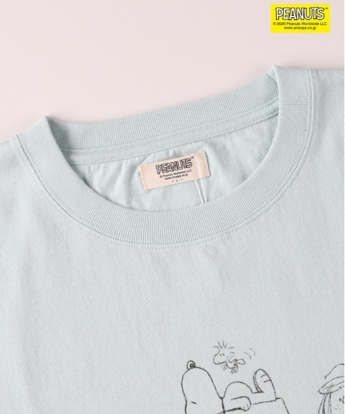 Right-on（ライトオン）の「PEANUTS(ピーナッツ)【ＰＥＡＮＵＴＳ】グラフィックプリントＴシャツ（Tシャツ/カットソー・メンズ・ホワイト/サックスブルー/ブラック・S/M/L/XL）」の20枚目の写真