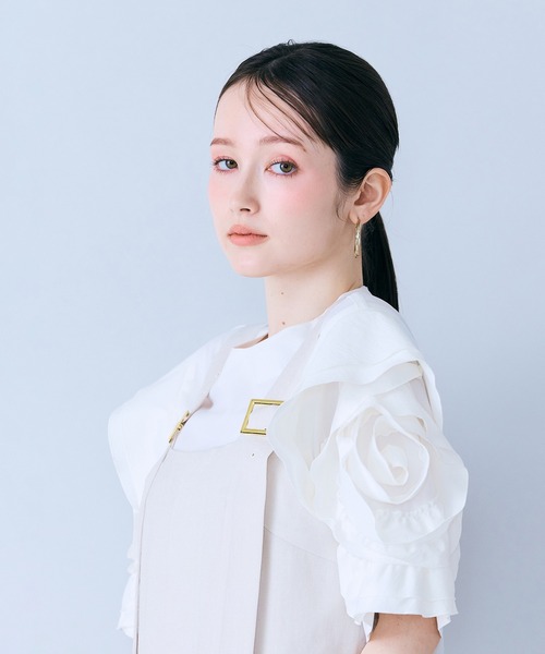Audie a Muses(オーディアミューズ)の「前ファスナージャンパードレス(ワンピース・レディース・ベージュ/ブラック・38/42)」の18枚目の写真