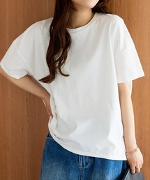 【接触冷感 汗ジミ防止】360°サマ見えコクーンTシャツ