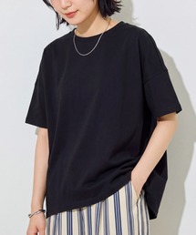 BELLUNA | 【接触冷感 汗ジミ防止】360°サマ見えコクーンTシャツ(Tシャツ/カットソー)