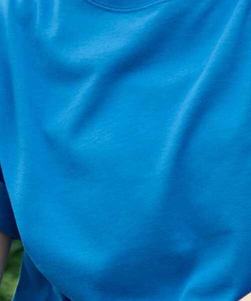 FREAK'S STORE（フリークスストア）の「<接触冷感/UV> AIRDRY HIGHCOOL ロールアップTシャツ（Tシャツ/カットソー・レディース・ブラック/オフホワイト/ピンク/ブルー/モカ・ﾌﾘ-）」の12枚目の写真