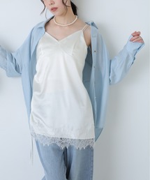 FREE'S MART | ◆〈ＭＦＭ〉レースサテンドロストキャミソール(キャミソール)