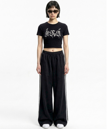 DTF レディース 20番手 クロップ半袖Tシャツ