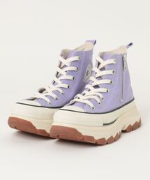 converse コンバース ALL STAR TREKWAVE Z HI レディーススニーカー ハイカット 厚底(オールスタートレックウエーブZHI) 31317370 ライトパープル