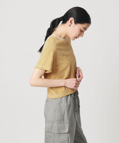 ビューティーアンドユース　コットン パイルボーダー ショートスリーブ Tシャツ BEAUTY&YOUTH UNITED ARROWS（ビューティーアンドユースユナイテッド