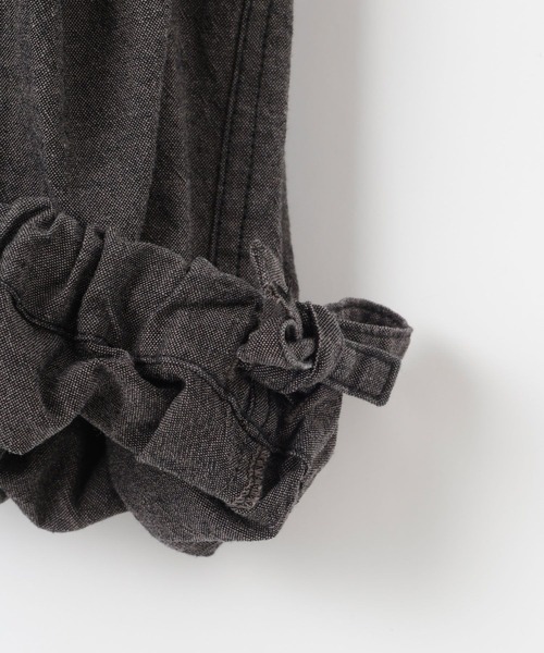 niko and...(ニコアンド)の「【ANDSEWN (アンドソーン)】先染めウォッシュドパンツ(その他パンツ・メンズ・カーキ/チャコール・LARGE/MEDIUM)」の11枚目の写真