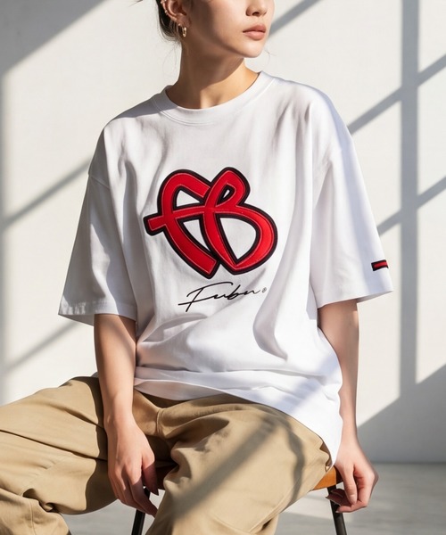 FUBU( フブ)の「【FUBU/フブ】FB T-SHIRTS/FB Tシャツ(Tシャツ/カットソー・メンズ・ブラック/ミント/ホワイト・XL/M/L)」の1枚目の写真