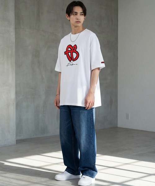 FUBU( フブ)の「【FUBU/フブ】FB T-SHIRTS/FB Tシャツ(Tシャツ/カットソー・メンズ・ブラック/ミント/ホワイト・XL/M/L)」の6枚目の写真