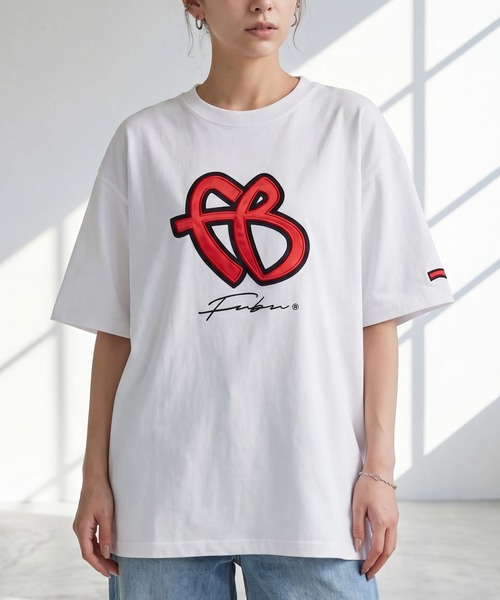 FUBU( フブ)の「【FUBU/フブ】FB T-SHIRTS/FB Tシャツ(Tシャツ/カットソー・メンズ・ブラック/ミント/ホワイト・XL/M/L)」の5枚目の写真