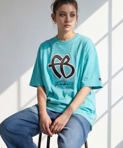 FUBU( フブ)の「【FUBU/フブ】FB T-SHIRTS/FB Tシャツ(Tシャツ/カットソー・メンズ・ブラック/ミント/ホワイト・XL/M/L)」の13枚目の写真