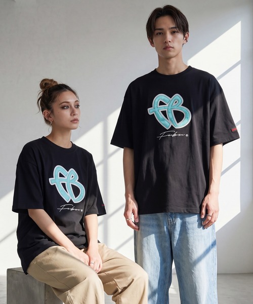 FUBU( フブ)の「【FUBU/フブ】FB T-SHIRTS/FB Tシャツ(Tシャツ/カットソー・メンズ・ブラック/ミント/ホワイト・XL/M/L)」の8枚目の写真