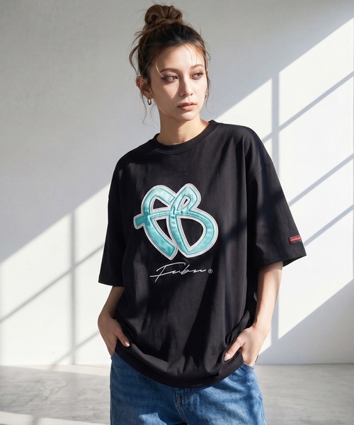 FUBU( フブ)の「【FUBU/フブ】FB T-SHIRTS/FB Tシャツ(Tシャツ/カットソー・メンズ・ブラック/ミント/ホワイト・XL/M/L)」の10枚目の写真