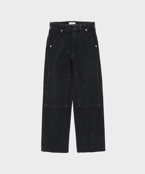 TANAKA(タナカ)の「NEW CLASSIC WORK JEANS(デニムパンツ・レディース・ブラック・26/25/27)」の4枚目の写真