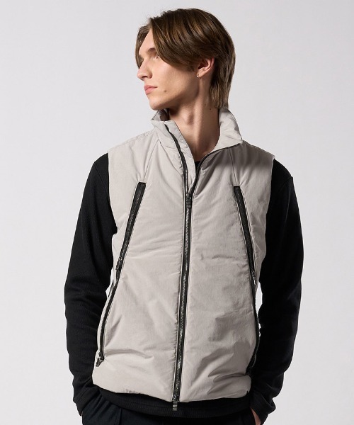 wjk(ダヴルジェイケイ)の「mcg3810- solid zip vest ジップベスト(2602 ny59j)(ベスト・メンズ・グレー/スミクロ・S/M/L/XL)」の7枚目の写真