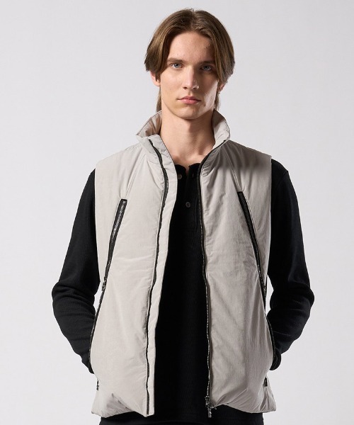 wjk(ダヴルジェイケイ)の「mcg3810- solid zip vest ジップベスト(2602 ny59j)(ベスト・メンズ・グレー/スミクロ・S/M/L/XL)」の8枚目の写真
