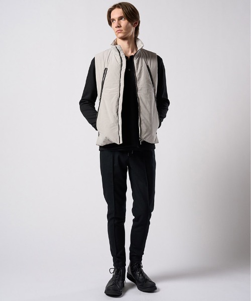 wjk(ダヴルジェイケイ)の「mcg3810- solid zip vest ジップベスト(2602 ny59j)(ベスト・メンズ・グレー/スミクロ・S/M/L/XL)」の11枚目の写真
