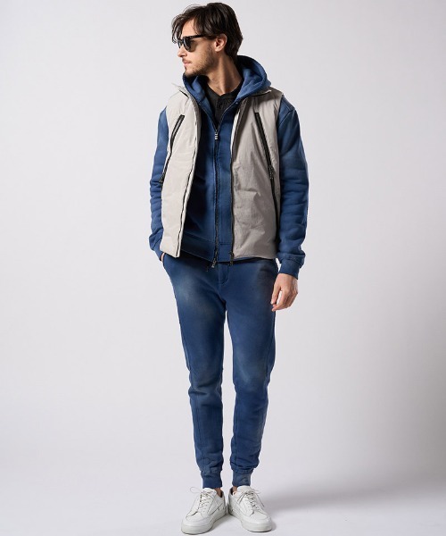 wjk(ダヴルジェイケイ)の「mcg3810- solid zip vest ジップベスト(2602 ny59j)(ベスト・メンズ・グレー/スミクロ・S/M/L/XL)」の17枚目の写真