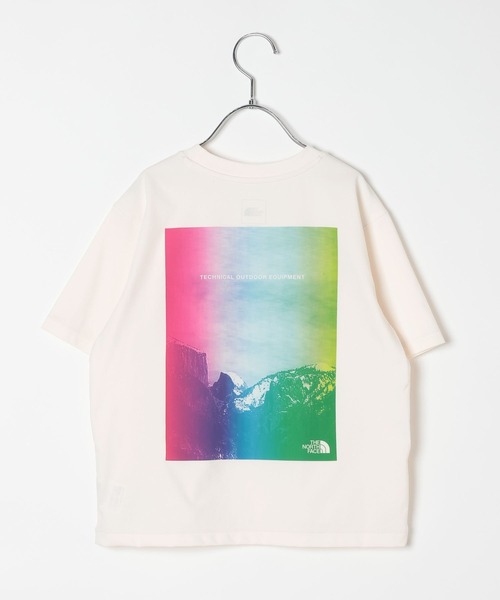 THE NORTH FACE(ザノースフェイス)の「【THE NORTH FACE(ザ・ノース・フェイス)】アクティブウォーターT(KIDS)(Tシャツ/カットソー・キッズ・ホワイト/ターコイズブルー/ピンク・150cm/140cm/130cm/160cm)」の2枚目の写真