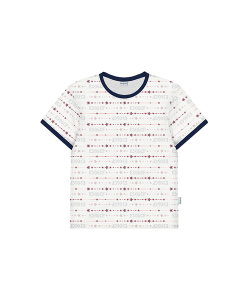 ESCAPEFROM（エスケープフロム）の「スタラインリンガー半袖Tシャツ [4カラー]（Tシャツ/カットソー・レディース・ブルー/グレー/レッド/イエロー・MEDIUM）」の4枚目の写真