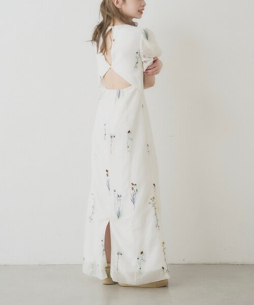 Kastane（カスタネ）の「【SAWAMOTO企画/WEB限定】SOLASE BLOOM ONEPIECE（ワンピース・レディース・サックスブルー/アイボリー・0/1）」の14枚目の写真