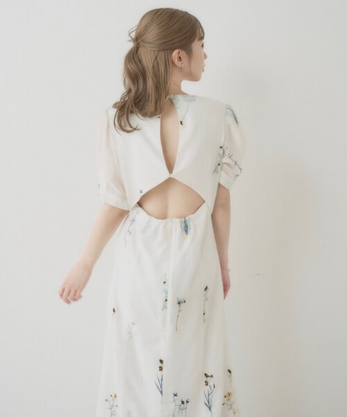 Kastane（カスタネ）の「【SAWAMOTO企画/WEB限定】SOLASE BLOOM ONEPIECE（ワンピース・レディース・サックスブルー/アイボリー・0/1）」の15枚目の写真