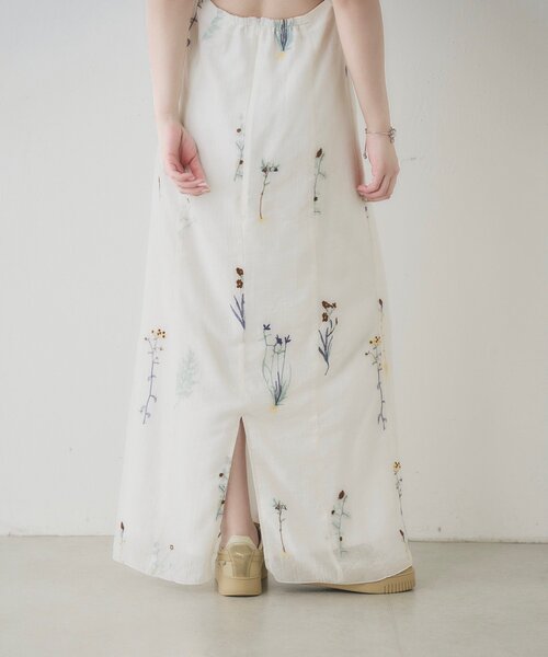 Kastane（カスタネ）の「【SAWAMOTO企画/WEB限定】SOLASE BLOOM ONEPIECE（ワンピース・レディース・サックスブルー/アイボリー・0/1）」の19枚目の写真