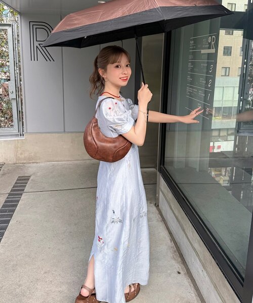 Kastane（カスタネ）の「【SAWAMOTO企画/WEB限定】SOLASE BLOOM ONEPIECE（ワンピース・レディース・サックスブルー/アイボリー・0/1）」の6枚目の写真